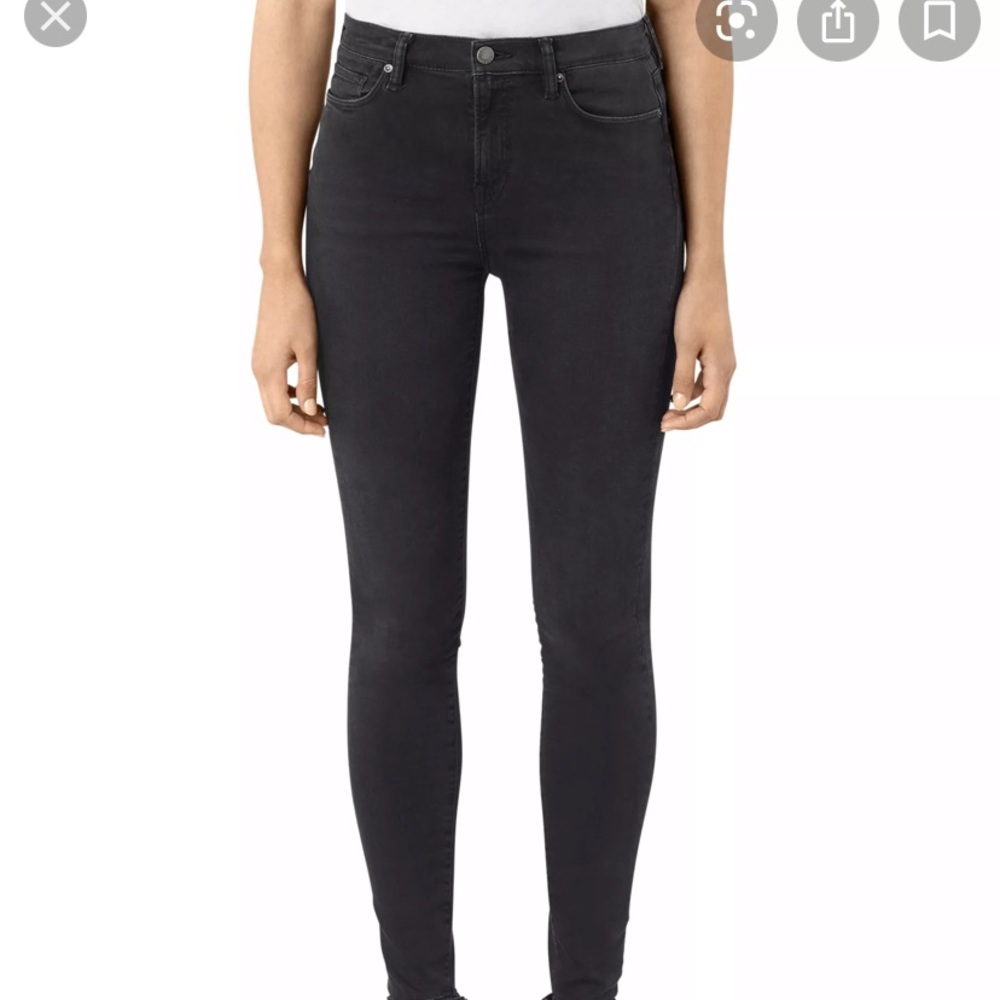 All Saints Eve Lux Skinny Ankle Jeans
